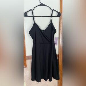 NWT Wild Fable Black Ribbed Mini Dress